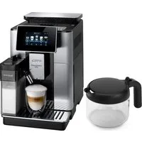 De'Longhi Kaffeevollautomat PrimaDonna Soul ECAM610.75.MB - Mit Kaffeekannen-Funktion, Inkl. Kaffeekanne, Bean Adapt Technology, Edelstahl, Scheibenmahlwerk