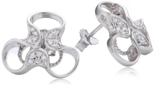 Orphelia Ohrstecker für Damen, 925 Sterlingsilber, Silber ZO-5033