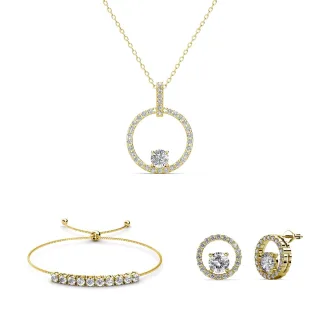 Mia Amory Sets - Gold und Kristall