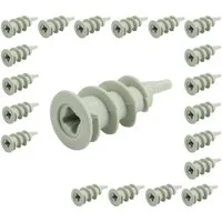 MASTERPROOF PROFESIONAL Hohlraumdübel Gipsplattendübel Integral, für Schrauben von Ø 3,3 mm bis Ø 5,5 mm