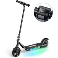 iscooter Cityroller Elektro-Kinderroller Kinder von 6-12 Jahren mit magnetischer Aufladung, (1 tlg), 150W, 16km/h, LED-Anzeige, farbige Lichter, Doppelbremsen