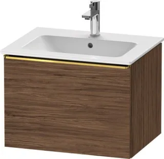 Duravit D-Neo Waschtischunterbau wandhängend Nussbaum dunkel Matt 610x462x440 mm - DE4261034210000 DE4261034210000