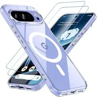 SmartUP Smartphone-Hülle + 2X Schutzglas für Google Pixel 10 MagSafe Panzerfolie Case Full 9H 6,3, MagSafe-Technologie, präzise Aussparungen