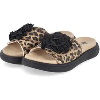 Rieker Rieker V1562-60 Damen Synthetik beige Pantolette