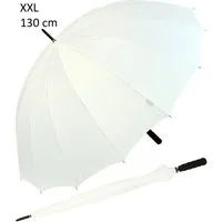 iX-brella Stockregenschirm XXL 130 cm Durchmesser Golf-Partnerschirm, 16-teiliges Dach, mit leichtem Fiberglasgestell