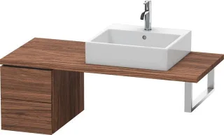Duravit L-Cube Unterschrank für Konsole Nussbaum dunkel Matt 320x547x400 mm - LC583502121 LC583502121