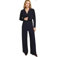 Zero Overall Damen Wickeloptik weites Bein (1-tlg) Wickeldesign