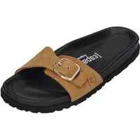 espadrij l´originale SOLEA VELOUR Pantolette Tan Clair
