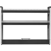 PROREGAL® Standregal Fahrzeugregal KFZ, 2 Ebenen, HxBxT 110x144x40cm, Lichtgrau/Anthrazit