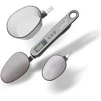 pulox Löffelwaage PLW-200 - Inkl. drei Messlöffeln und Batterien
