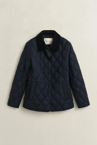 GANT - Taillierte Steppjacke evening blue - Gr. - L