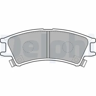 Delphi Bremsbel?ge vorne Hyundai Atos LP1502