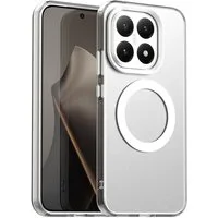 Wigento Handyhülle Für Xiaomi 15T 5G Candy Design Magsafe Hybrid TPU Schutzhülle Weiß, Magsafe Funktion, Stoßschutz, präzise Aussparungen