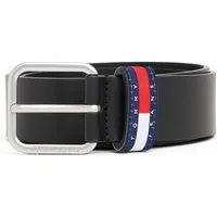 Tommy Jeans Ledergürtel TJM RYAN 3.5 cm breit mit Logo auf Gürtelschlaufe