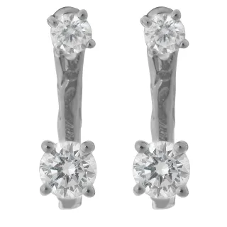 Orphelia 'Lykke' Tropfenohrringe aus 925er Sterlingsilber für Damen - Silber ZO-7128
