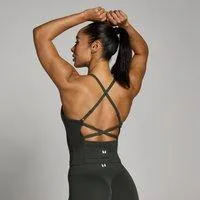 MP Damen Tempo Nahtlos Strappy Top - Nachtgrau - XXL