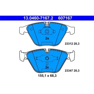 ATE Bremsbel?ge vorne BMW 1 3 5 6 7