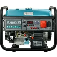 Könner & Söhnen Stromerzeuger KS 10000E-3 ATS, 8,00 in kW, (ATS-Benzingenerator 400V mit automatischer Notstromfunktion, 1-tlg., 8.0 kW Peak, integrierte ATS-Einheit, 18 PS Motor, 25L Tank), Automatik-Start bei Stromausfall, 400V CEE, E-Start, 15h La