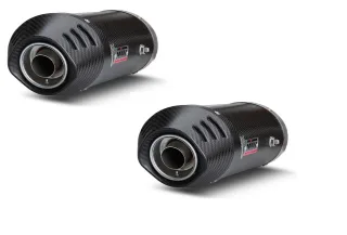 Sport Auspuff MIVV Oval Full Carbon Yamaha YZF 1000 R1 Bj. 2007-2008 RN19 eintragungsfrei +ABE