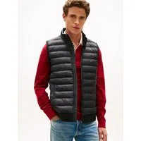 Tommy Hilfiger Steppweste MIX MEDIA Stehkragen, 2-Wege-Reißverschluss