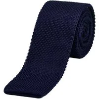 DonDon Krawatte schmale Krawatte 5 cm Wollkrawatte (Packung, 1-St., 1x Strickkrawatte) Strickkrawatte, Retro-Look, für Büro oder festliche Veranstaltungen