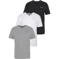 H.I.S V-Shirt (3-er Pack) Kurzarm, Slim Fit, aus Baumwolle