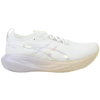 Asics Gel-Nimbus 25 Jubiläum Damen Weiße Laufschuhe