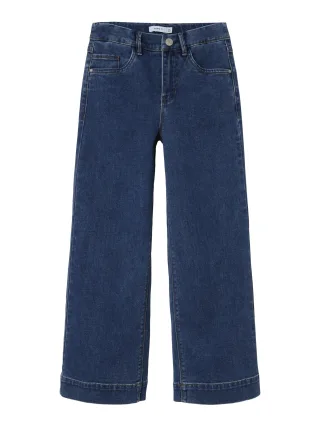 NAME IT - NKFROSE HW WIDE JEANS 1356-ON NOOS medium blue denim - Gr. - 152