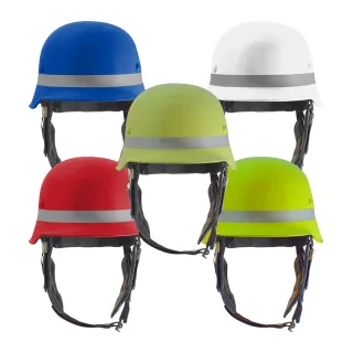 Hochleistungs-Feuerwehrhelm | Colsman | AL•EX 015 | mit Komfortbebänderung und Nackenschutz | EN 443:2008 | schnelltrocknend | höchster Tragekomfort Blau H2