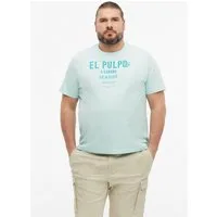 s.Oliver Kurzarmshirt T-Shirt Baumwoll-T-Shirt mit Frontprint