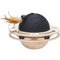 Designed By Lotte Kratzkugel Spielball Baya aus Holz schwarz