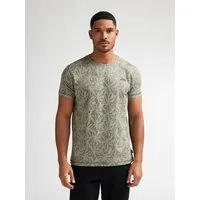 Petrol Industries T-Shirt Cromo mit Allover-Print