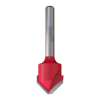 Milwaukee V-Nutfräser für Aluminium 1/4" Schaft 18 x 60 mm - 4932500955