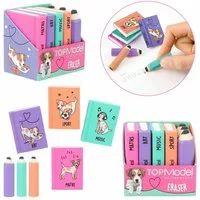 Depesche Radiergummi DEPESCHE TOPModel Radierer-Set Mini Schulbücher & Mini Stifte - 7 Teil