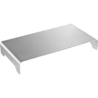 Aluminium Monitorerhöhung, Standfuß silber