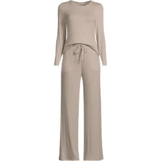 Pyjama-Set aus Viskose für Damen, Damen, size: regular, Pink, Viskose, by Lands' End
