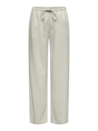 JDY - JDYCAYA LINEN MW PANT WVN NOOS Moonbeam - Gr. - 32