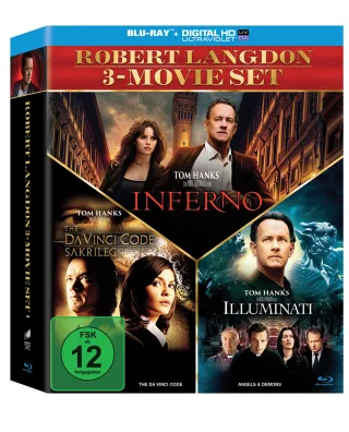 The Da Vinci Code - Sakrileg / Illuminati / Inferno (3er BD Set) [Blu-ray]