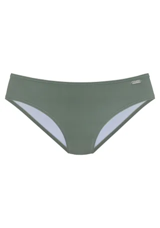 LASCANA - Venice Beach LM exkl. Sport Bikinihose normal oliv - Gr. - 44