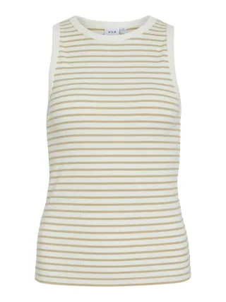 VILA - VISOLA S/L TANK TOP - NOOS Travertine - Gr. - M