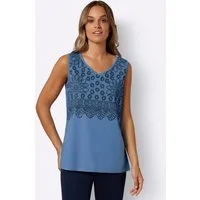 Sieh an! Shirttop Shirttop Ärmellos