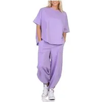 simaranda Jogginganzug Damen Jogginganzug 6170 36-42 Flieder