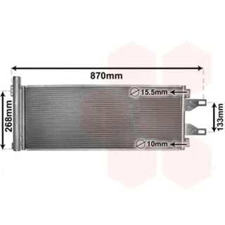 Van Wezel Klimakondensator + Trockner Citroen Fiat Peugeot 09005248