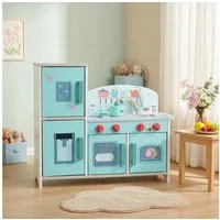 HomeMiYN Spielküche Kinderküche Holz Spielküche Spielzeug Multifunktionales, Hergestellt aus Holz