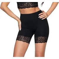 Alkato Lange Unterhose Longpants mit Spitze Miederpants Unterhosen mit Bein