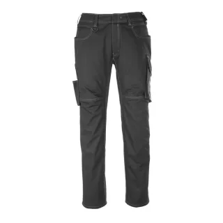 MASCOT Dortmund Hose mit Schenkeltaschen UNIQUE Schwarz / Dunkelanthrazit 56 - 12079-203-0918-82C56