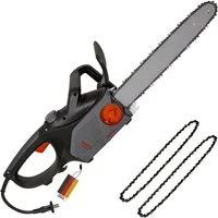 ikra GmbH Elektro-Kettensäge KSE 2400-40, 40 cm Schwertlänge, 2400 Watt, inkl. 3. Kette, Made in Germany