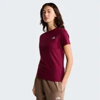 The North Face T-Shirt W EVOLUTION SIMPLE DOME SLM SHORT SLEEVE schmaler Schnitt, Kurzarm, für Wandern und Outdoor-Aktivitäten