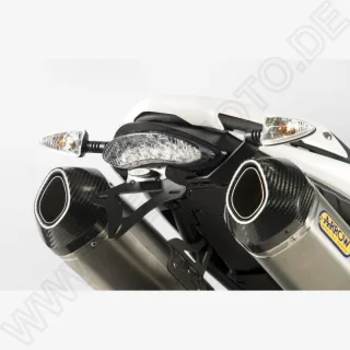 R&amp;G Blinker Adapter für Kennzeichenhalter / Heckumbau Triumph Speed Triple /R 1050  (ARROW Auspuff)