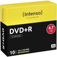 Intenso DVD-Rohling Intenso 4111652 DVD+R Rohling 4.7 GB 10 St. Slimcase